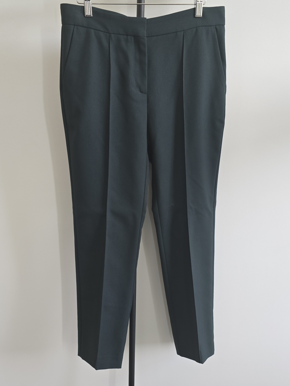 Maje Dark Green Slim Trousers